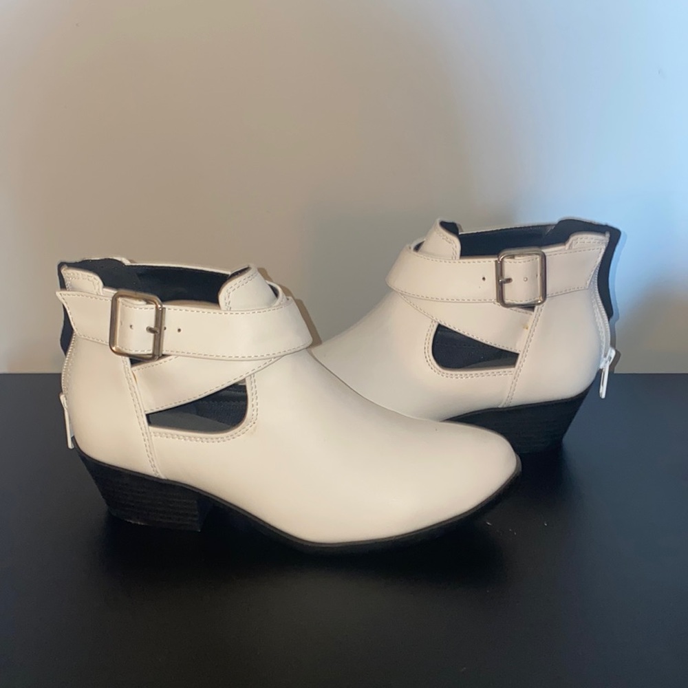 White booties